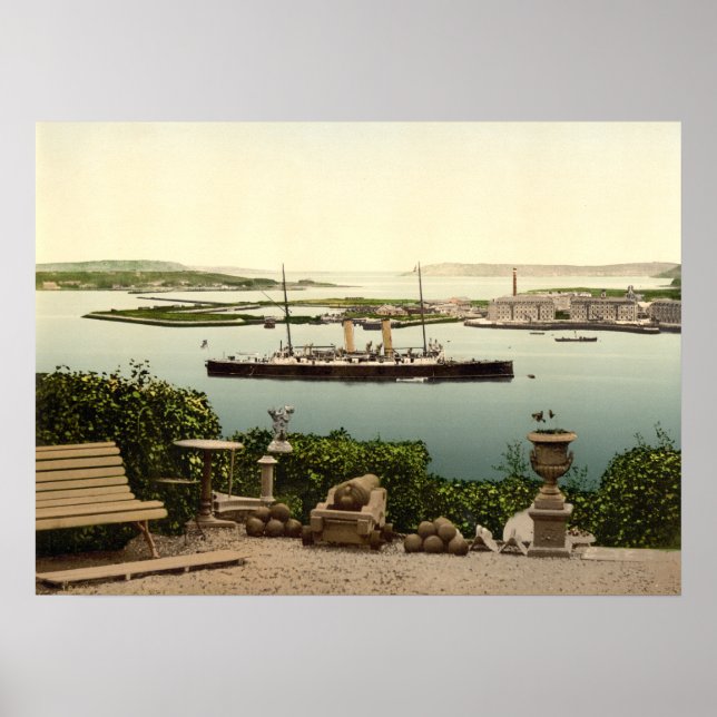 Affiches Queenstown Harbour, County Cork (Devant)