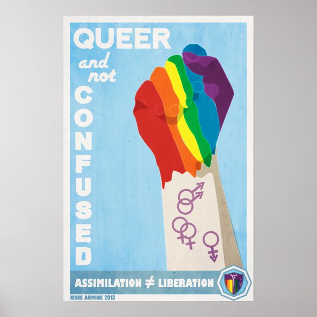 Affiches Queer et non confondu (Devant)