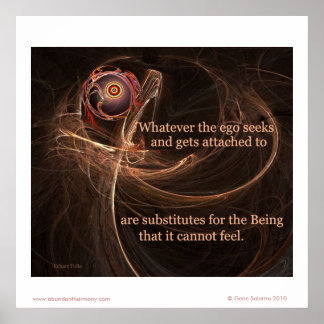 Affiches Quel que soit le désir de l'ego...