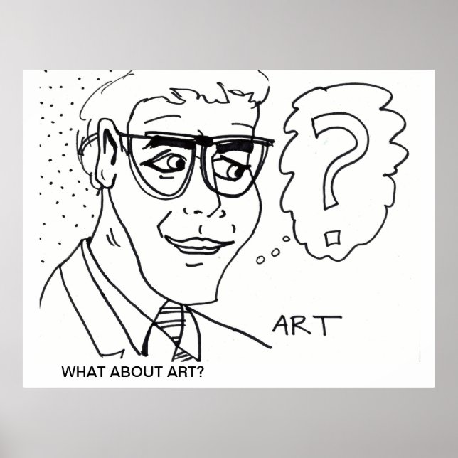 AFFICHES QU'EN EST-IL DE L'ART ? (Devant)