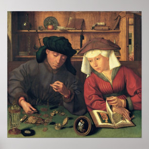 Affiches Quentin Massys - l'argent Lenders