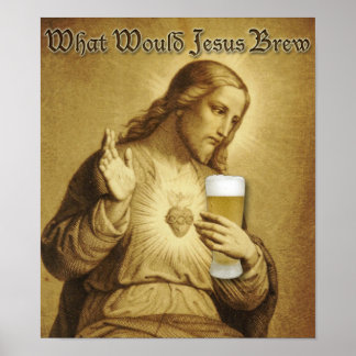 Affiches Qu'est-ce que Jésus ferait briller sur l'affiche
