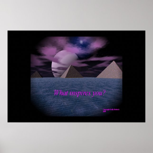 Affiches Qu'est-ce qui vous inspire ? (Devant)