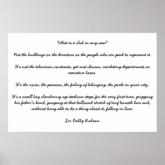 Affiches Qu'est-ce qu'un club dans un coque