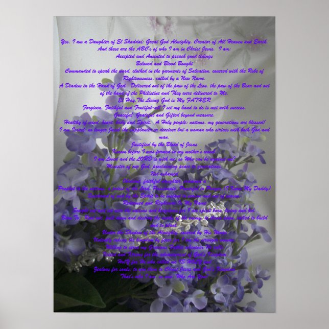 Affiches Qui je suis (Devant)