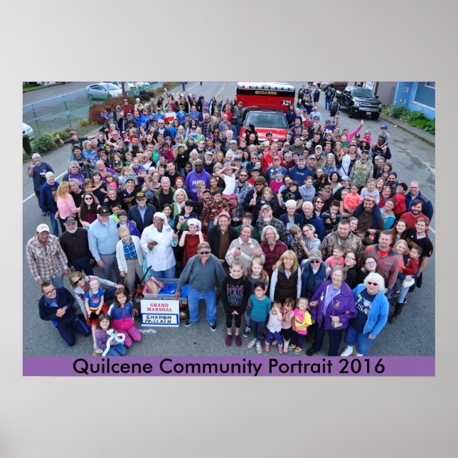 Affiches Quilcene Community Portrait 2016 (Devant)