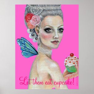 Affiches Qu'ils mangent du gâteau, qu'ils mangent du cupcak