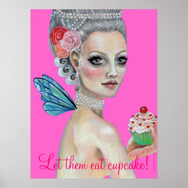 Affiches Qu'ils mangent du gâteau, qu'ils mangent du cupcak (Devant)