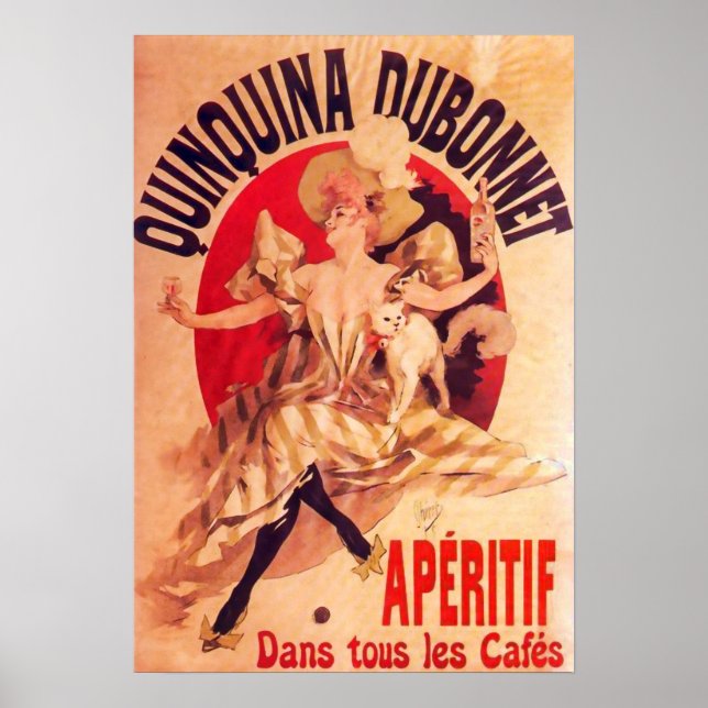 Affiches Quinquina Dubonnet Jules Cheret Art (Devant)