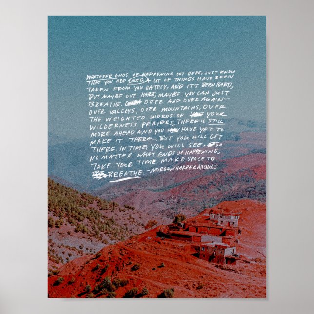 Affiches Quoi qu'il arrive ici, (Devant)