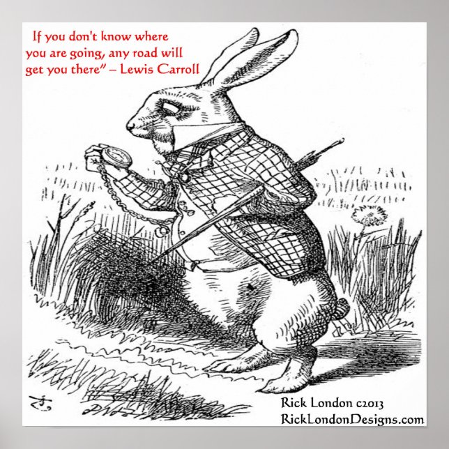 Affiches Quota de Lewis Carroll Graphic & Famous (Devant)