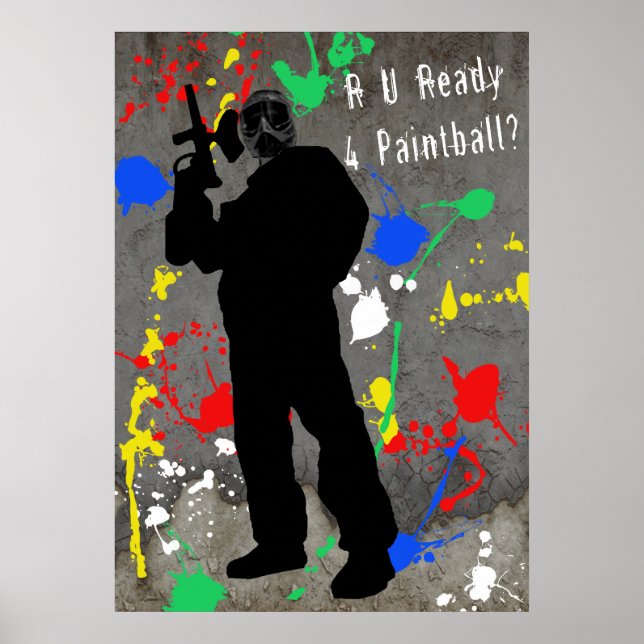 Affiches R U Ready 4 Paintball? (Devant)