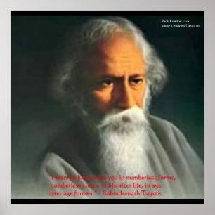 Affiches Rabindranath Tagore Love Citations d'affiche