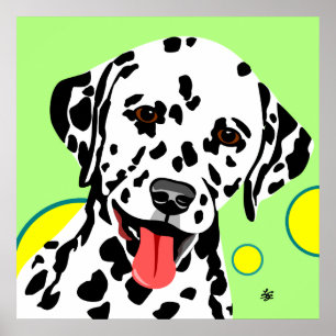 Affiches Race de chien dalmate