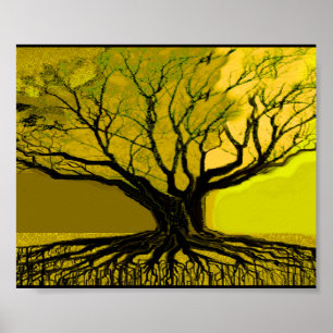 Affiches Racines vertes