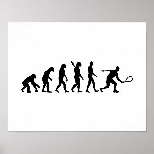 Affiches Racquetball Évolution (Devant)