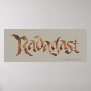 Affiches RADAGAST™ Nom Texté