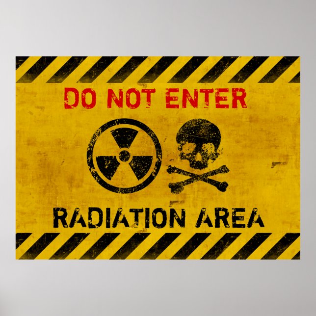 Affiches Radiation Hazard (Devant)