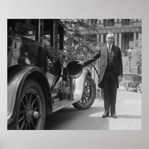 Affiches Radio Équipé Antique Car, années 1920