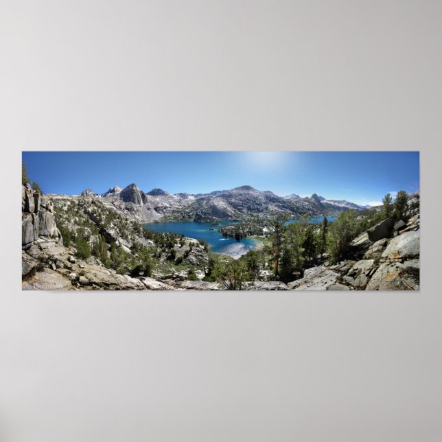 Affiches Rae Lakes - sentier John Muir - Kings Canyon (Devant)