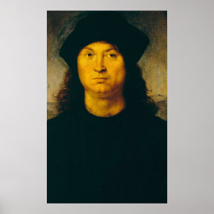 Affiches Raffaello Sanzio DA Urbino - ritratto di uomo 1