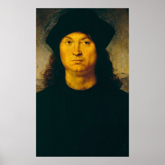 Affiches Raffaello Sanzio da Urbino - ritratto di uomo 1 (Devant)