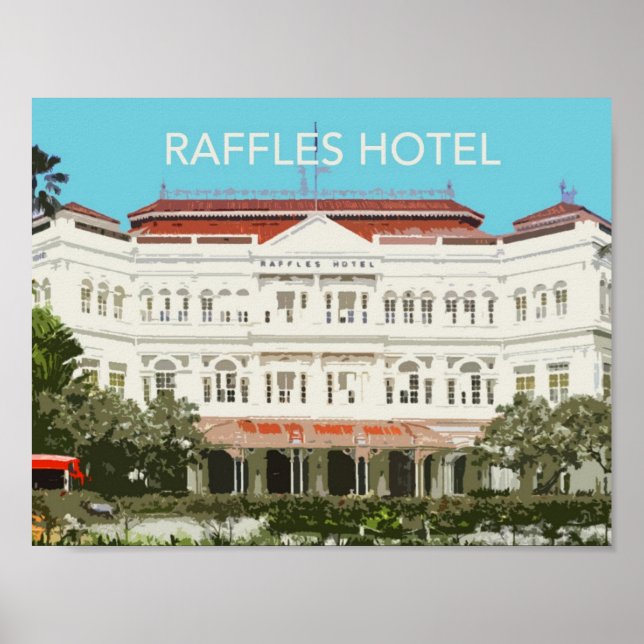 Affiches Raffles Hotel Landmark (Devant)