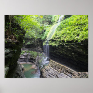 Affiches Rainbow Falls, Watkins Glen State Park, New York