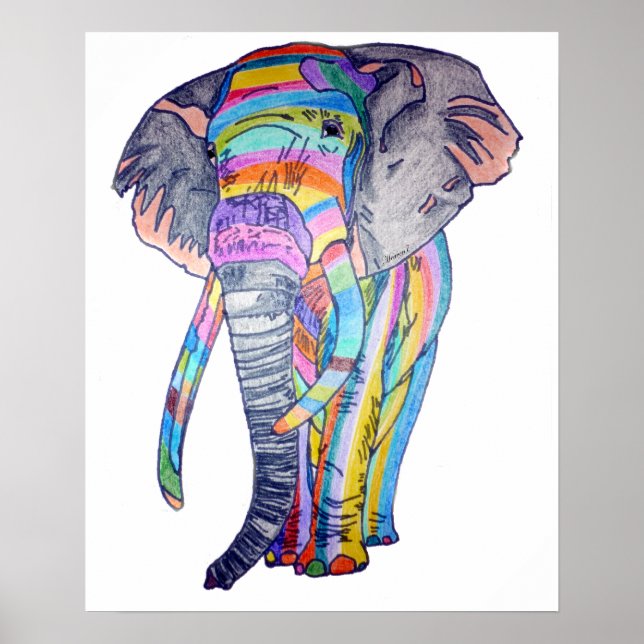 AFFICHES RAINBOWPHANT (Devant)