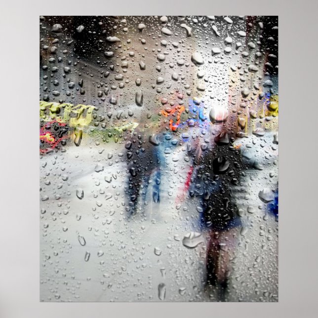 Affiches Rainy Day NYC Abstrait (Devant)