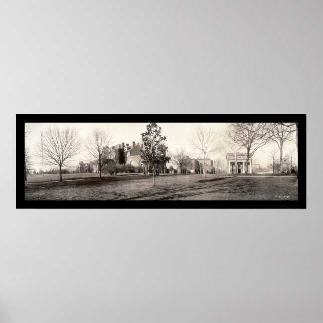 Affiches Raleigh, NC College Photo 1909 (Devant)