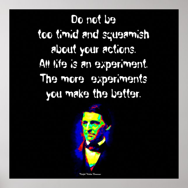 Affiches Ralph Waldo Emerson - Paroles de sagesse (Devant)