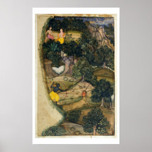 Affiches Rama pourchasse le Cerf d'Or, du "Ramayana",