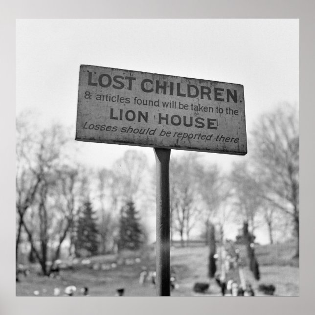 Affiches Ramassez les enfants perdus à la Maison Lion : 194 (Devant)
