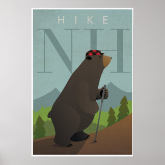 Affiches Randonnée dans le New Hampshire