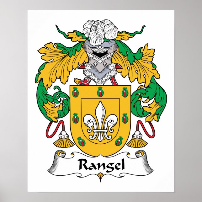 Affiches Rangel Family Crest (Devant)