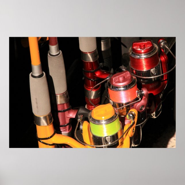 Affiches Rangs de pêche arc-en-ciel (Devant)