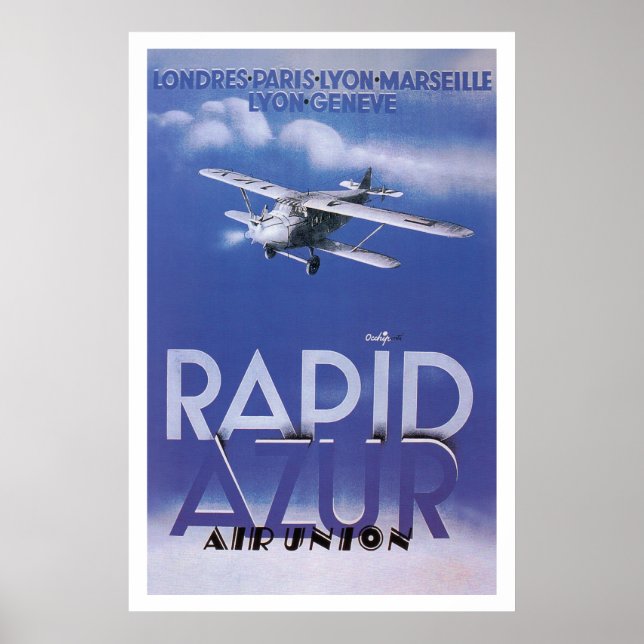 Affiches Rapid Azur (Devant)