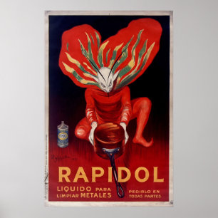Affiches Rapidol, Metal Polonais Publicité espagnole