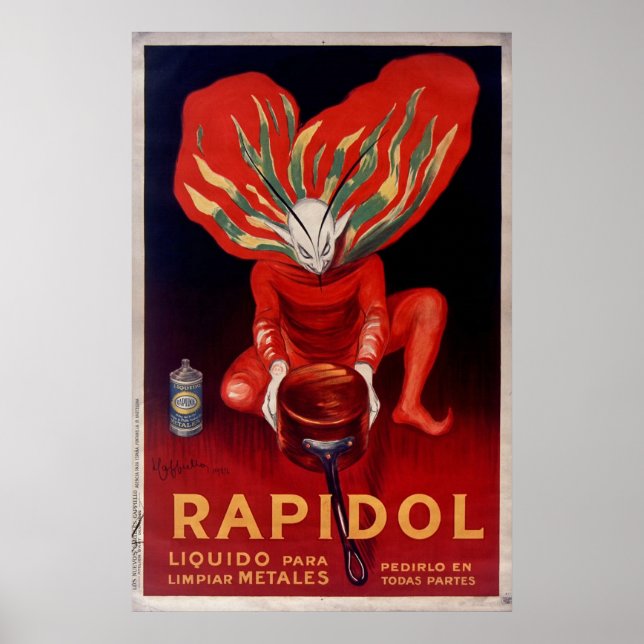 Affiches Rapidol, Metal Polonais Publicité espagnole (Devant)
