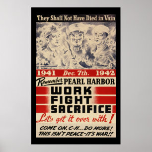 Affiches Rappelez-vous Pearl Harbour