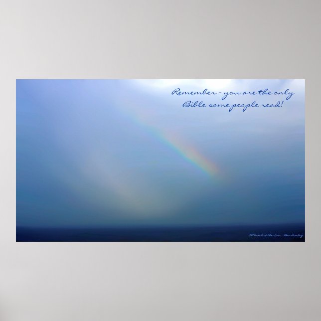 Affiches Rappelez-vous ~ Vous êtes la seule Bible que certa (Devant)