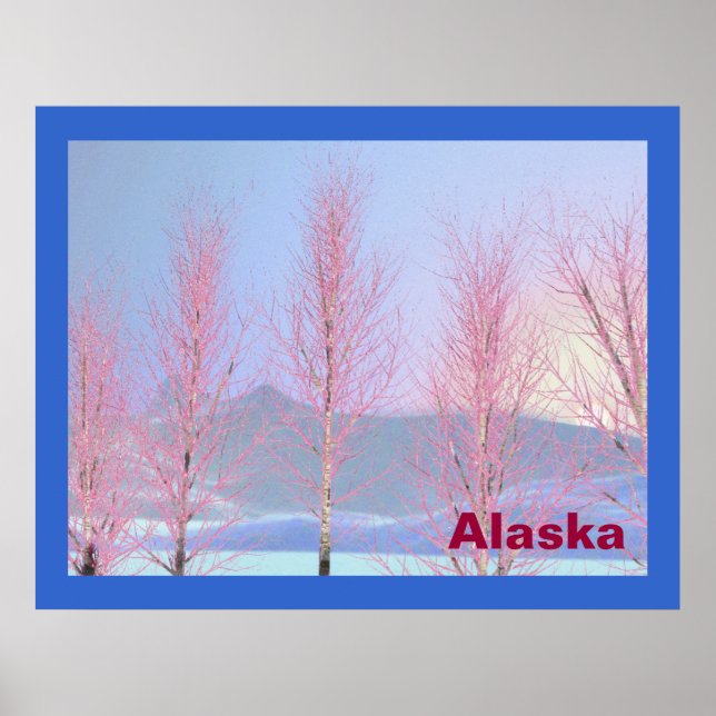 Affiches Raspberry Creme Birch (Devant)