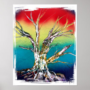 Affiches Rasta rouge jaune vert mortier