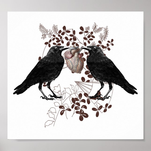 Affiches Ravens et Coeur (Devant)