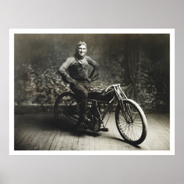 Affiches Ray Weishaar Winner à 100 miles. Course [1914] (Devant)