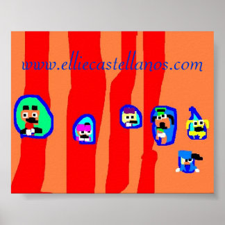 Affiches rayé, www.elliecastellanos.com - Customisé