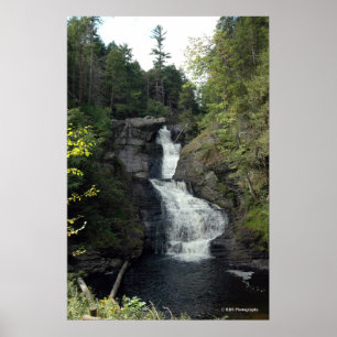 Affiches Raymondskill Falls in the Poconos. print 0283-1