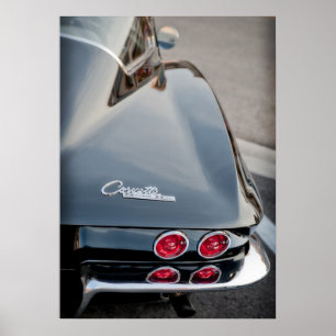 Affiches Rayon noir de 1963 Corvette Sting