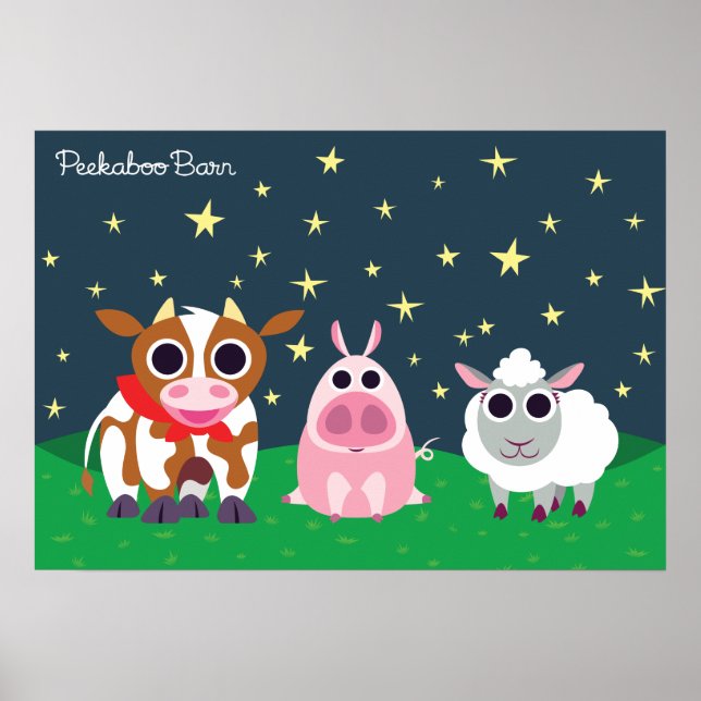 Affiches Reba, Leary et Lulu à la nuit (Devant)